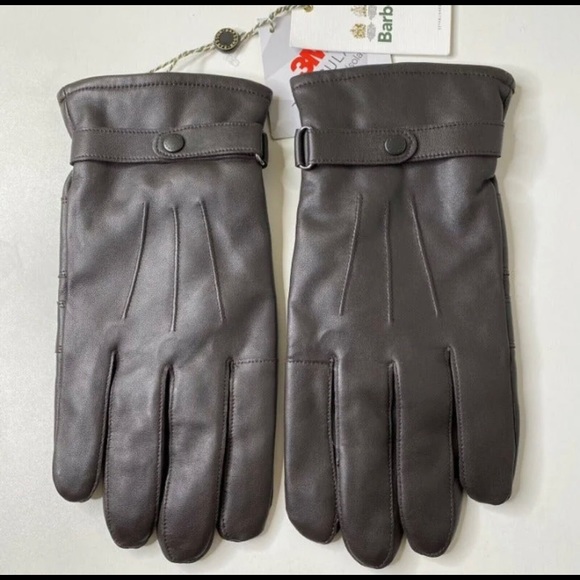 Barbour Accessories Xl Barbour Burnished Mens Leather Gloves